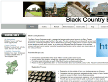 Tablet Screenshot of blackcountrybusiness.co.uk